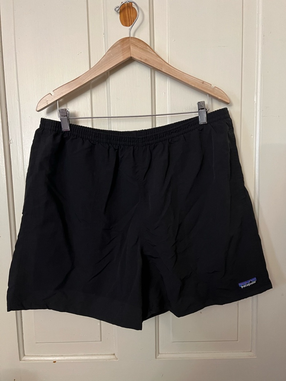 Patagonia Men’s 5” Baggies Netplus Shell Shorts Black Size XL